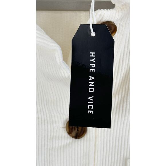 Hype And Vice Louisiana State LSU Corduroy Button Up Jacket Womens Size XL New - Picture 6 of 10